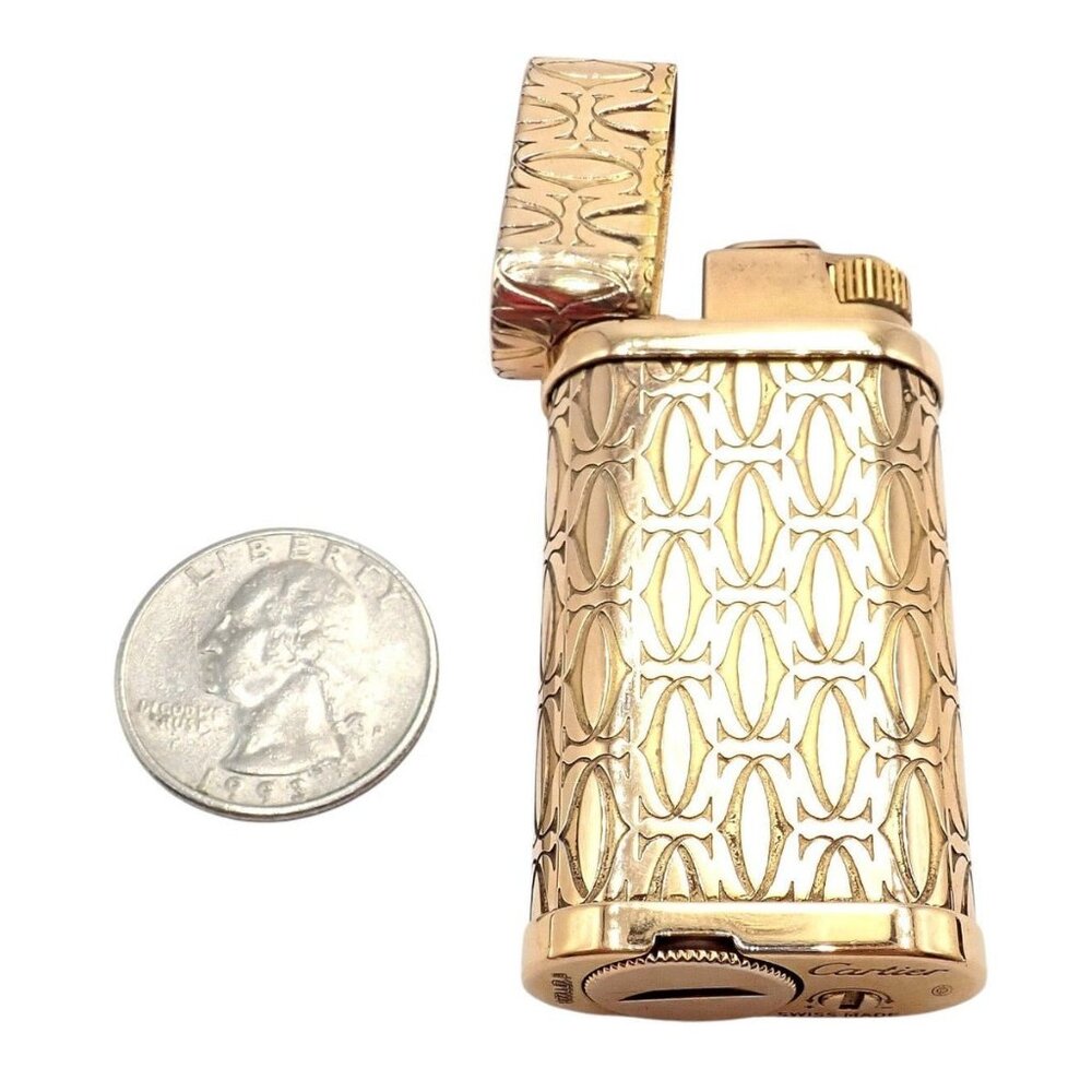Vintage Cartier Pasha Rose Gold Tone Lighter - Picture 6 of 15